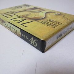 G∝115 カセットテープ AXIA PS METAL 46 アクシア メタル 検：日本製 メタルテープ スリムケース 未開封品の画像