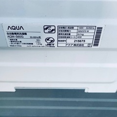 ◻️AQUA 電気洗濯機◻️ ◻️AQW-S60G◻️