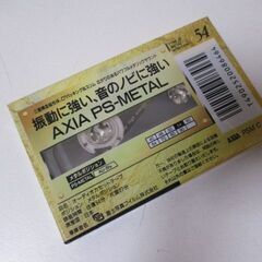 G∝153 カセットテープ AXIA PS METAL 54 アクシア メタル 検：日本製 メタルテープ スリムケース 未開封品の画像