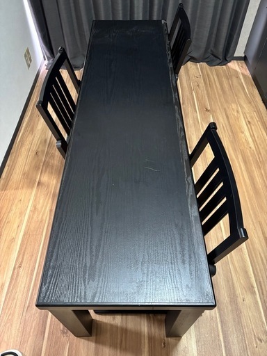 IKEA VANGSTA テーブル 80/120x70cm ブラック/ブラウン Amazon｜IKEA VANGSTA 伸縮テーブル 80/120x70cm ブラック/ダーク