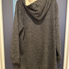 レディース3L ニット上着　フード  の画像