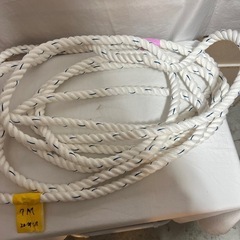 線柄付クレモナロープ（太さ約20mm）長さ約7 M