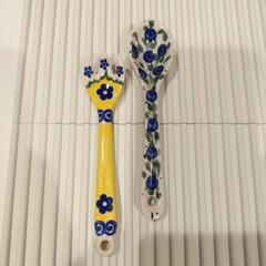 美品 ポーリッシュポタリー ティースプーンとフォークセットお譲りします
