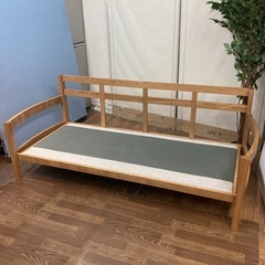 S747 ⭐ ジモティー限定価格！UNICO TABER ウニコ テイバー カバーリングソファ 3Pソファ 幅188cm USED 綺麗の画像