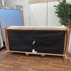 S747 ⭐ ジモティー限定価格！UNICO TABER ウニコ テイバー カバーリングソファ 3Pソファ 幅188cm USED 綺麗の画像