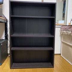 【取引中】本棚（ダークブラウン）