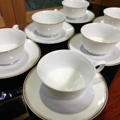 ブランド品美品🌟コーヒーカップ＆ソーサー スープカップ6脚セット...