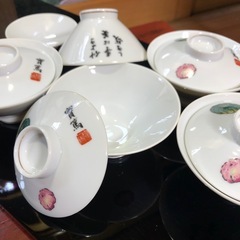 ブランド美品🌟大皿プレート＆蓋付茶5セット 飲食店 来客用の画像