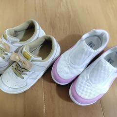 【決まりました】子供 靴 ２足セット １８cm