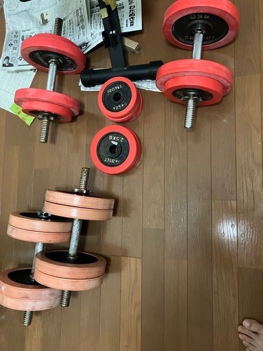 IROTEC ダンベル 60kgセット(片手30kg×2個) ① ①アイロテック