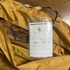 【購入5万5千円】イグニオ 2ルーム型テント ＆ 折り畳み式テントフロアーマットセットの画像