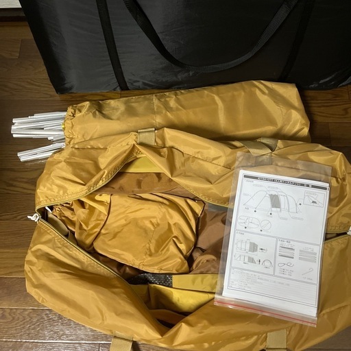 【購入5万5千円】イグニオ 2ルーム型テント ＆ 折り畳み式テントフロアーマットセット