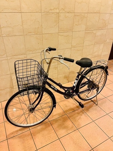シティサイクル 26インチ パープル