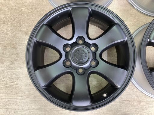 ランドクルーザープラド120純正ホイールをレインボーカスタム
