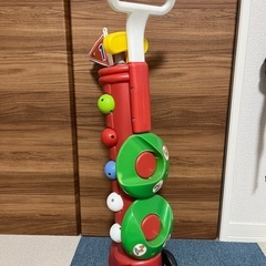 【中古美品】キッズおもちゃ ゴルフセット　『遼くんのはじめてのゴルフセット』の画像