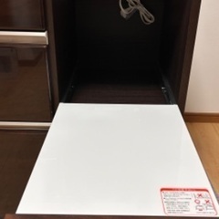 ニトリ キッチンカウンター 140cm ダークブラウン の画像