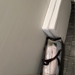 ミニベビーベッド　あわいろの画像