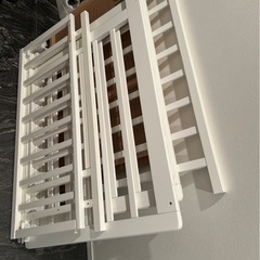 ミニベビーベッド　あわいろの画像