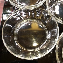 硝子製 サラダボウル プレート 5個セット　レトロの画像