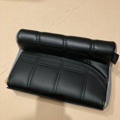 LEGANCE 合成皮革 シートパッド 黒/グレーの画像