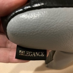 LEGANCE 合成皮革 シートパッド 黒/グレーの画像