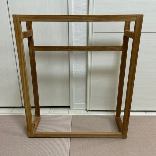 タオルハンガー　木　無垢材