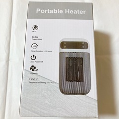 【新品】セラミックヒーター 小型 電気ファンヒーター 速暖 コンパクト 足元の画像
