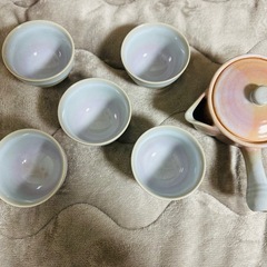 萩焼窯元 天龍 茶器セットの画像