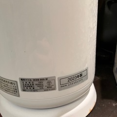 電気ケトル　アイリスオーヤマの画像