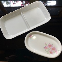 昭和レトロなカフェタイム用プレート☕️2つセット