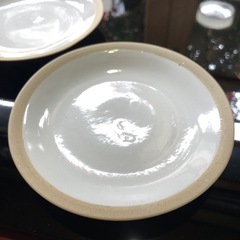 土と塗りの和食器プレート　　和食器