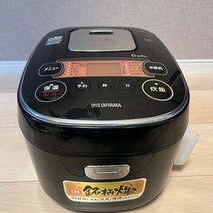 アイリスオーヤマ　IH ジャー　炊飯器　RC-IE50-B 5合 ブラック IRIS OHYAMAの画像