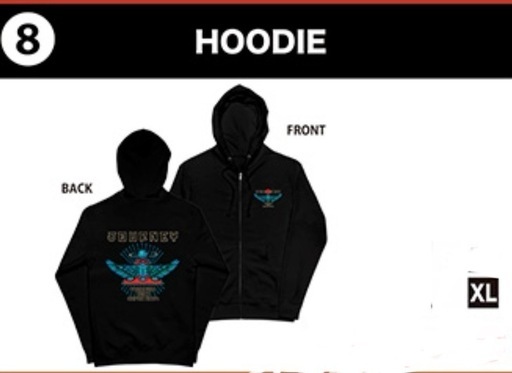 【新品・未使用】JOURNEY FREEDOM TOUR JAPAN 2024 パーカーXL