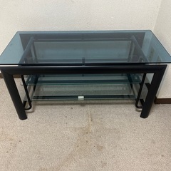 ガラステーブル テレビ台