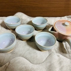 萩焼窯元 天龍 茶器セットの画像