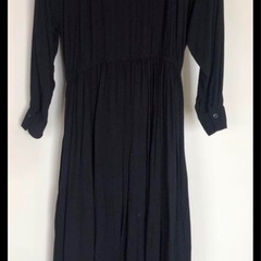 【美品】■AZUL 長袖シャツワンピース ブラックの画像