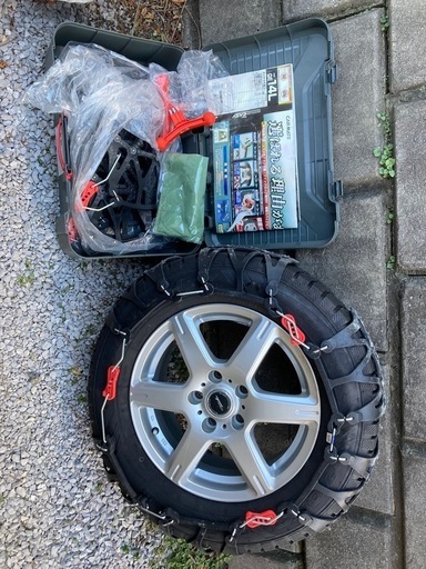 スタッドレスタイヤ215/65R16ホイール付　★非金属チェーンおまけ付き★
