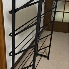 【LOWYA】ロウヤ エセスシリーズ シューズラック15足 サイドバー付きの画像