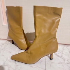 ZARA キャメルブーツ　サイズ37 新品未使用