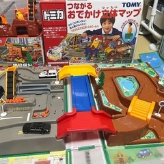 [商談中］おでかけ立体マップ&建設現場&インテリアマルチクロス道路