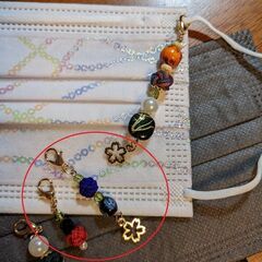 【おまとめ値引き】アクセサリー6点Set*マスクチャーム*ピアス*ブレスレットの画像