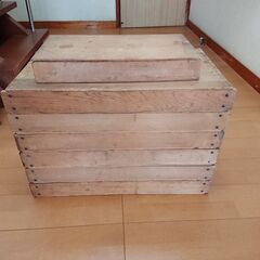 もろぶた 6箱＋1 木箱 ばんじゅう 蓋付き 昭和レトロ アンテ...