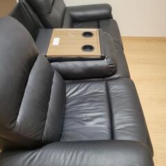 3人掛け電動リクライニングソファーの画像