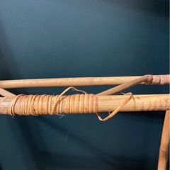 【引取先決まりました】ラタン　ベビーベッド　ゆりかごの画像