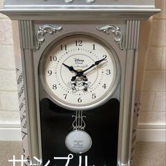 複数購入2割引　新品　ディズニー ミッキー ミニー アンティーククロック 壁掛時計の画像