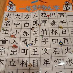 くもん1年生のかんじポスター