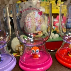 お話し中！アンパンマン　フィギュアカップ  3個セットの画像