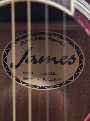 james ギター、アコギ