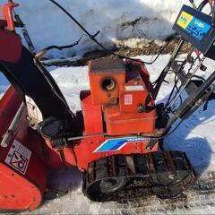 除雪機　ヤナセスノースロワー55-5SⅡ５馬力　セル付　の画像