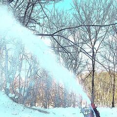 除雪機　ヤナセスノースロワー55-5SⅡ５馬力　セル付　の画像